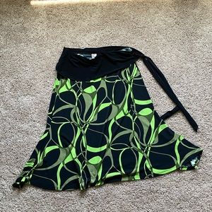 Cute black and green skirt
